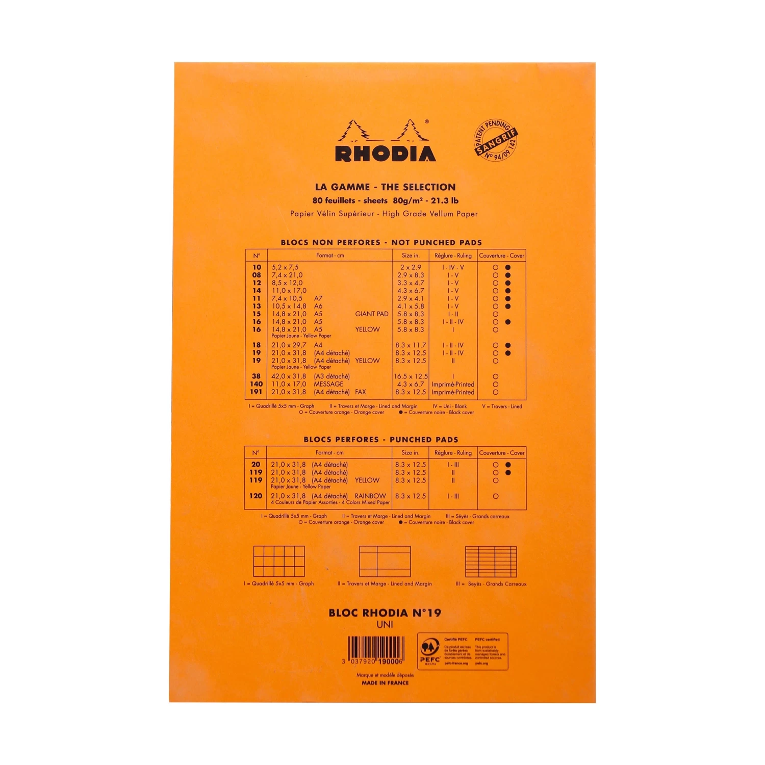 Bloc N°19 Memo Pad 3 Bloc N°19 Memo Pad - Image 3