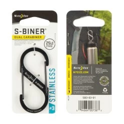 Nite Ize S-Biner® Stainless Dual Carabiner 34 Nite Ize S-Biner® Stainless Dual Carabiner -Outdoor Equip Store 11071