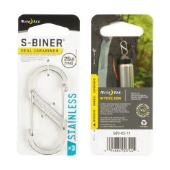 Nite Ize S-Biner® Stainless Dual Carabiner 38 Nite Ize S-Biner® Stainless Dual Carabiner -Outdoor Equip Store 11078