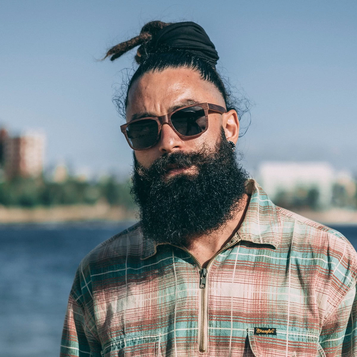 Blues Rosewood Sunglasses 3 Blues Rosewood Sunglasses - Image 3