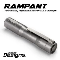 Rampant™ R8 EDC Titanium Flashlight 31 Rampant™ R8 EDC Titanium Flashlight -Outdoor Equip Store 18650 Rampant EDC flashlight feature infinite ramping edc flashlight TStonewashed Titanium min 80fe9a3e 65e6 482f a7c3 c4ea374f7129
