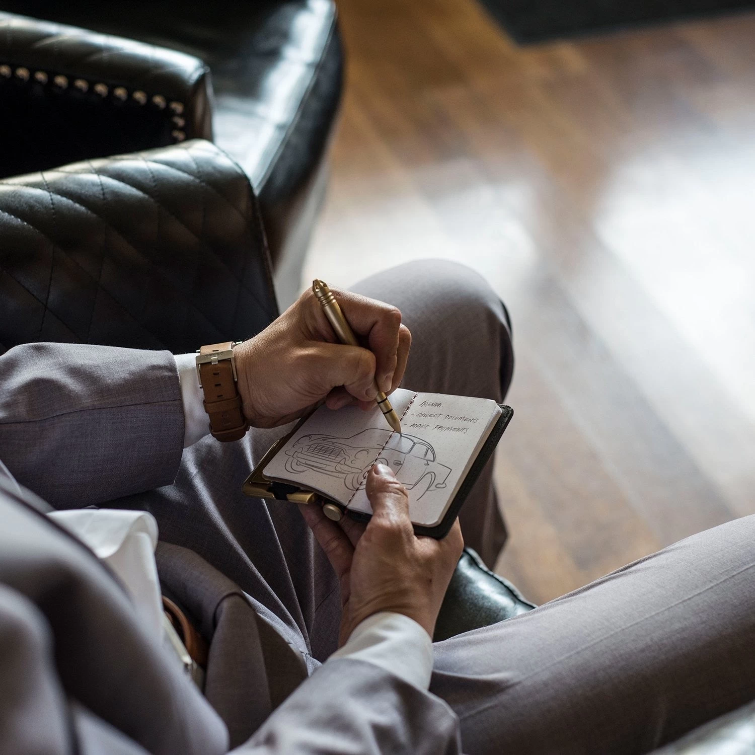 D007 Goldfinger Pen Wallet 2 D007 Goldfinger Pen Wallet - Image 2