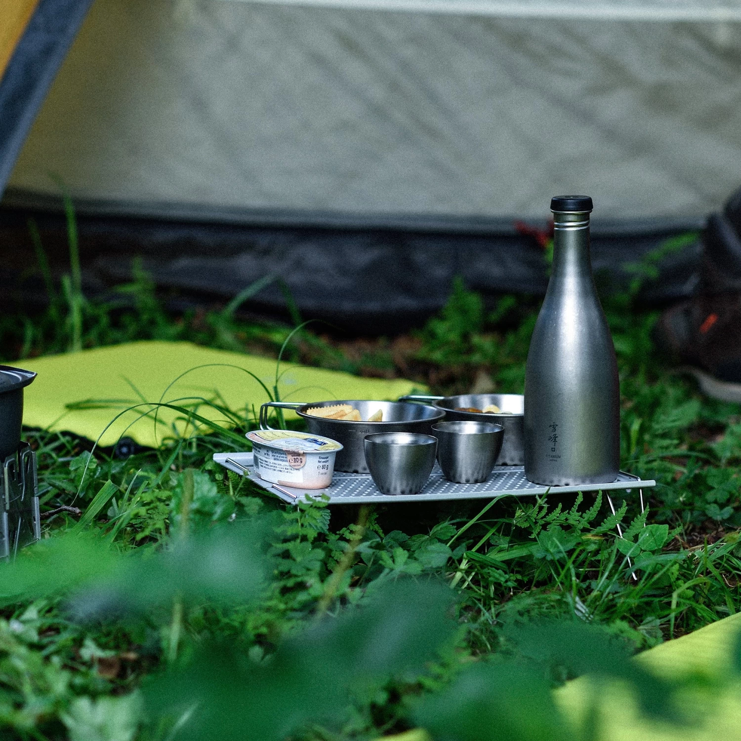 Snow Peak Titanium Sake Bottle 2 Snow Peak Titanium Sake Bottle - Image 2