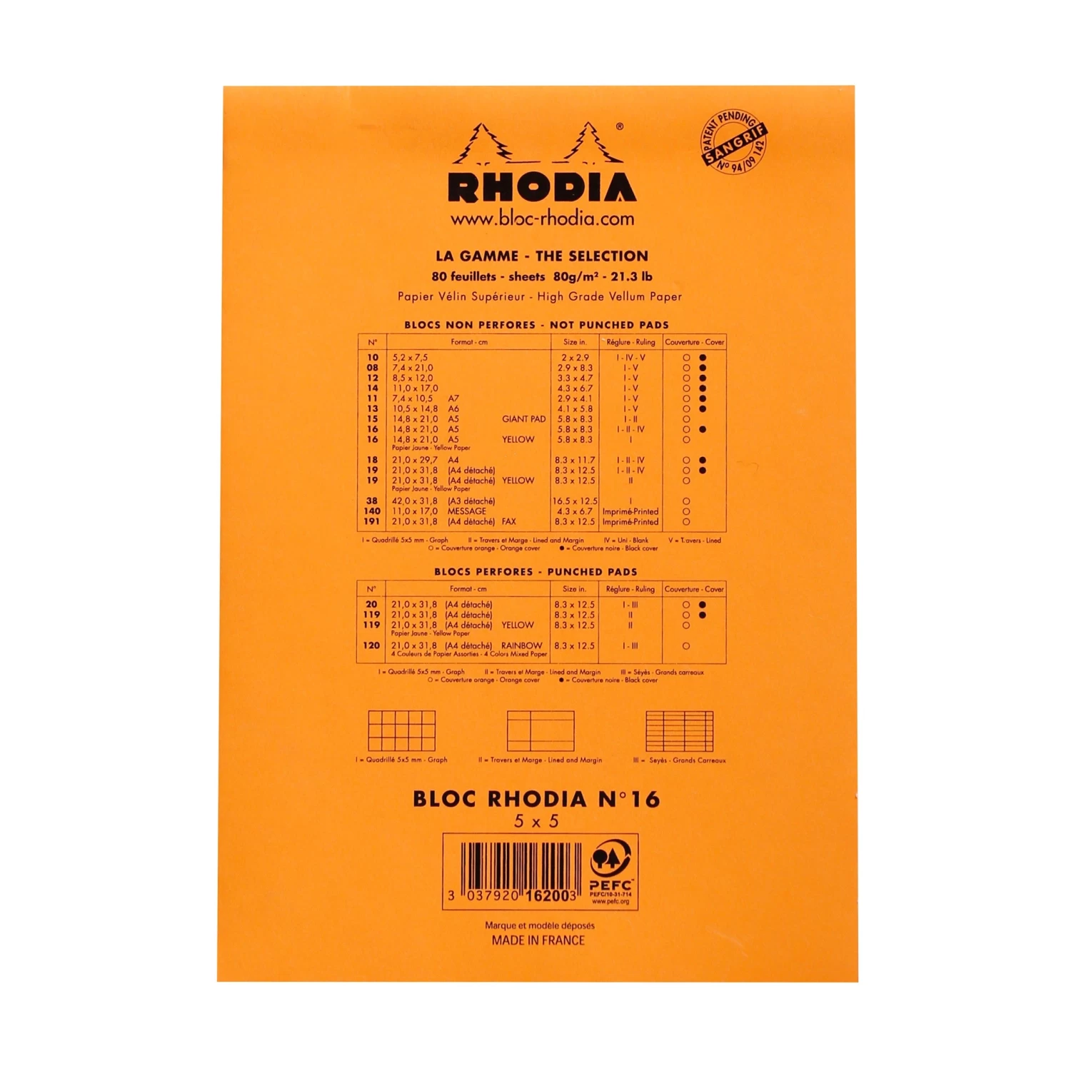 Bloc N°16 Memo Pad 2 Bloc N°16 Memo Pad - Image 2