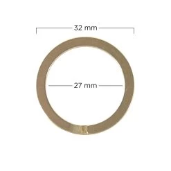 Flat Key Ring -Outdoor Equip Store 28741