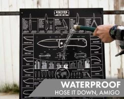 Guide To Knives Poster 12 Guide To Knives Poster -Outdoor Equip Store 29636