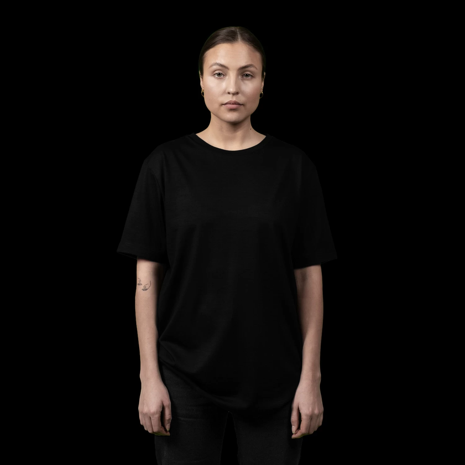 Ultrafine Merino T-Shirt - Black 5 Ultrafine Merino T-Shirt - Black - Image 5
