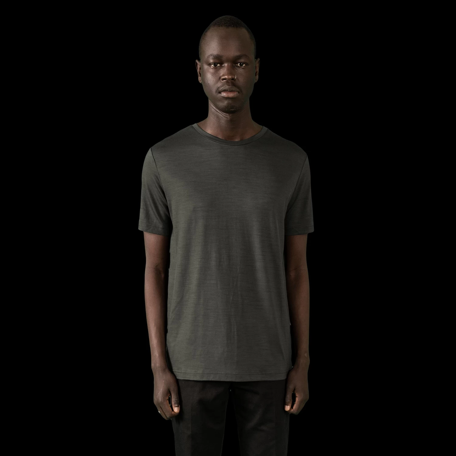 Ultrafine Merino T-Shirt - Army 2 Ultrafine Merino T-Shirt - Army - Image 2