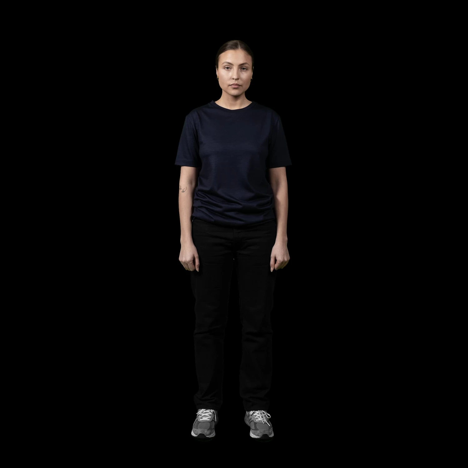 Ultrafine Merino T-Shirt - Navy 7 Ultrafine Merino T-Shirt - Navy - Image 7