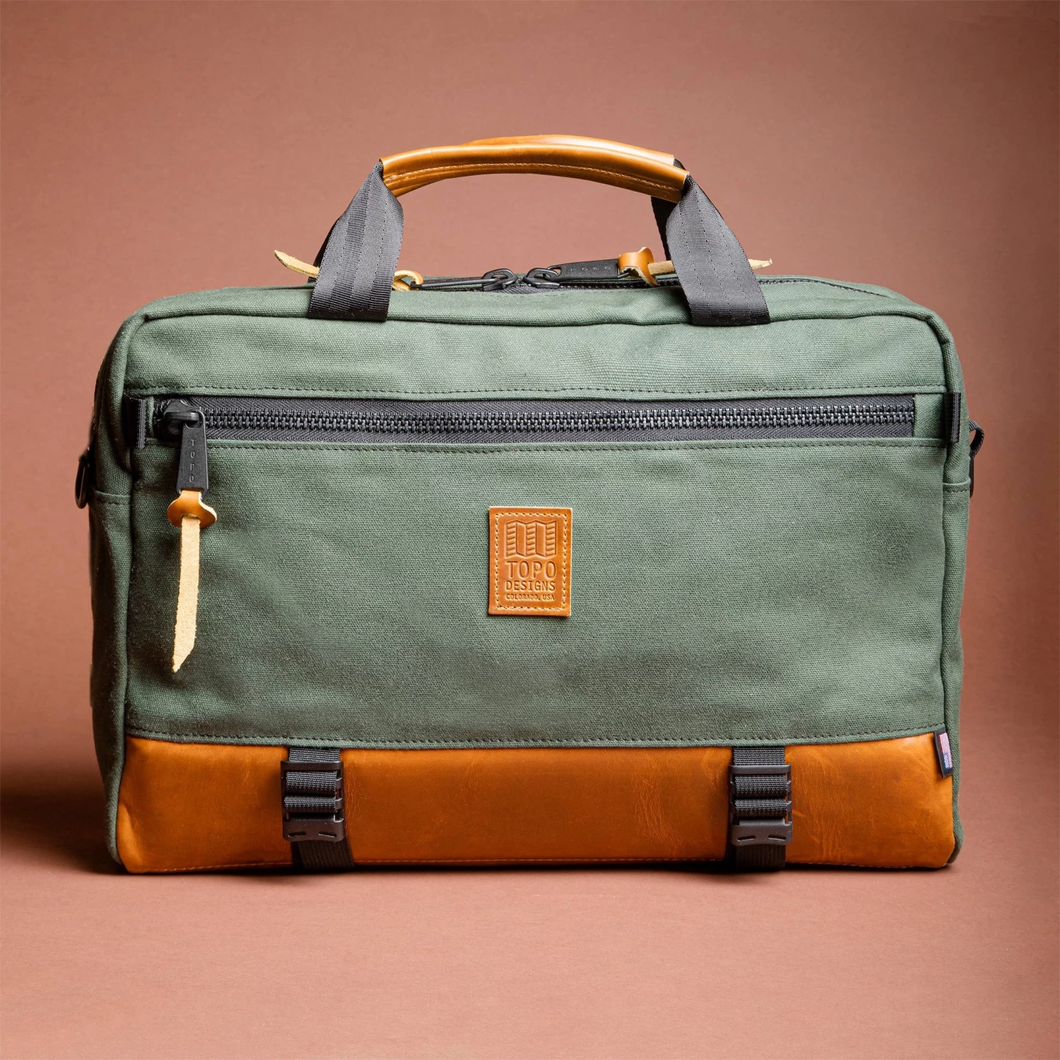 Topo Designs Commuter Briefcase Heritage Canvas 3 Topo Designs Commuter Briefcase Heritage Canvas - Image 3