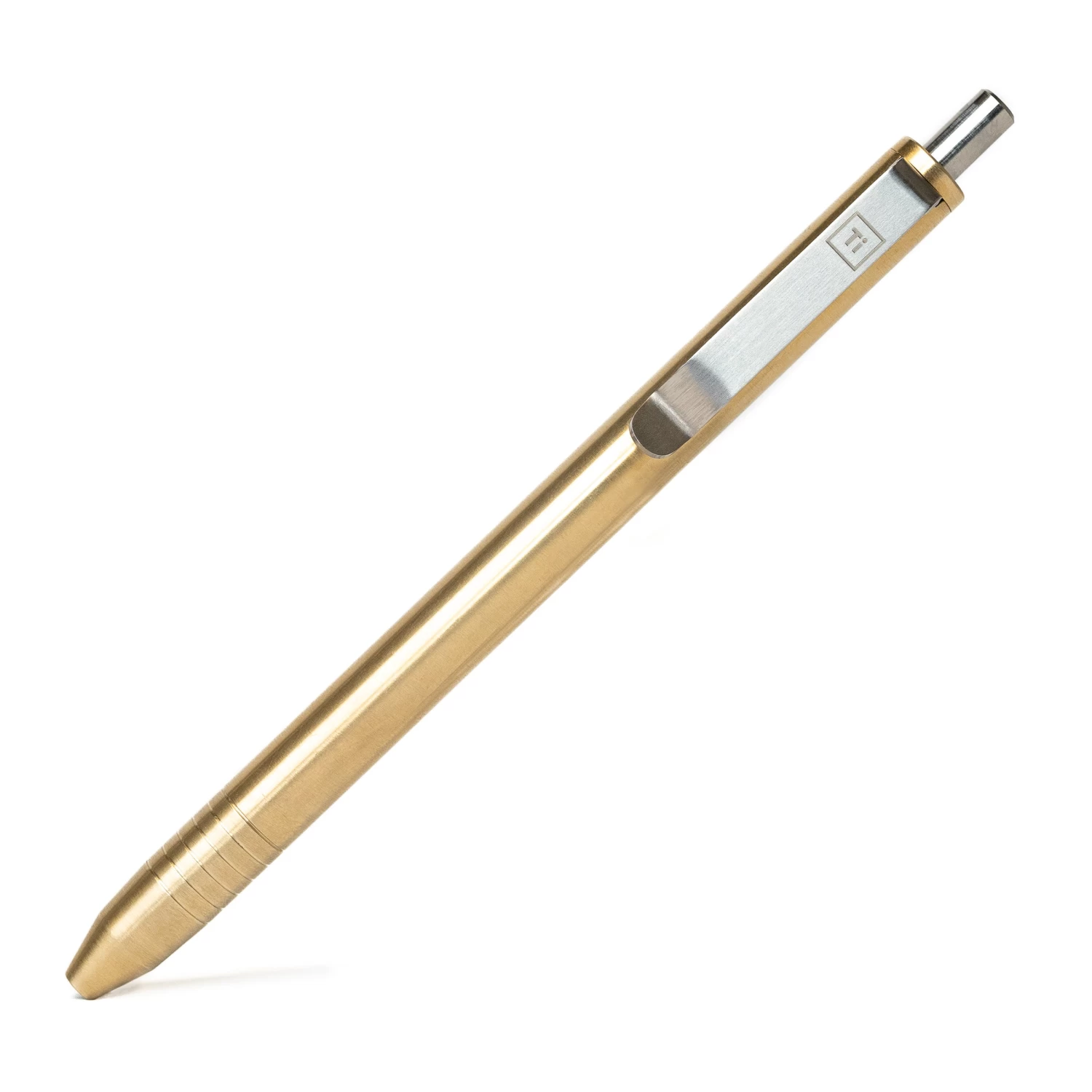 Slim Click Brass Pen 1 Slim Click Brass Pen