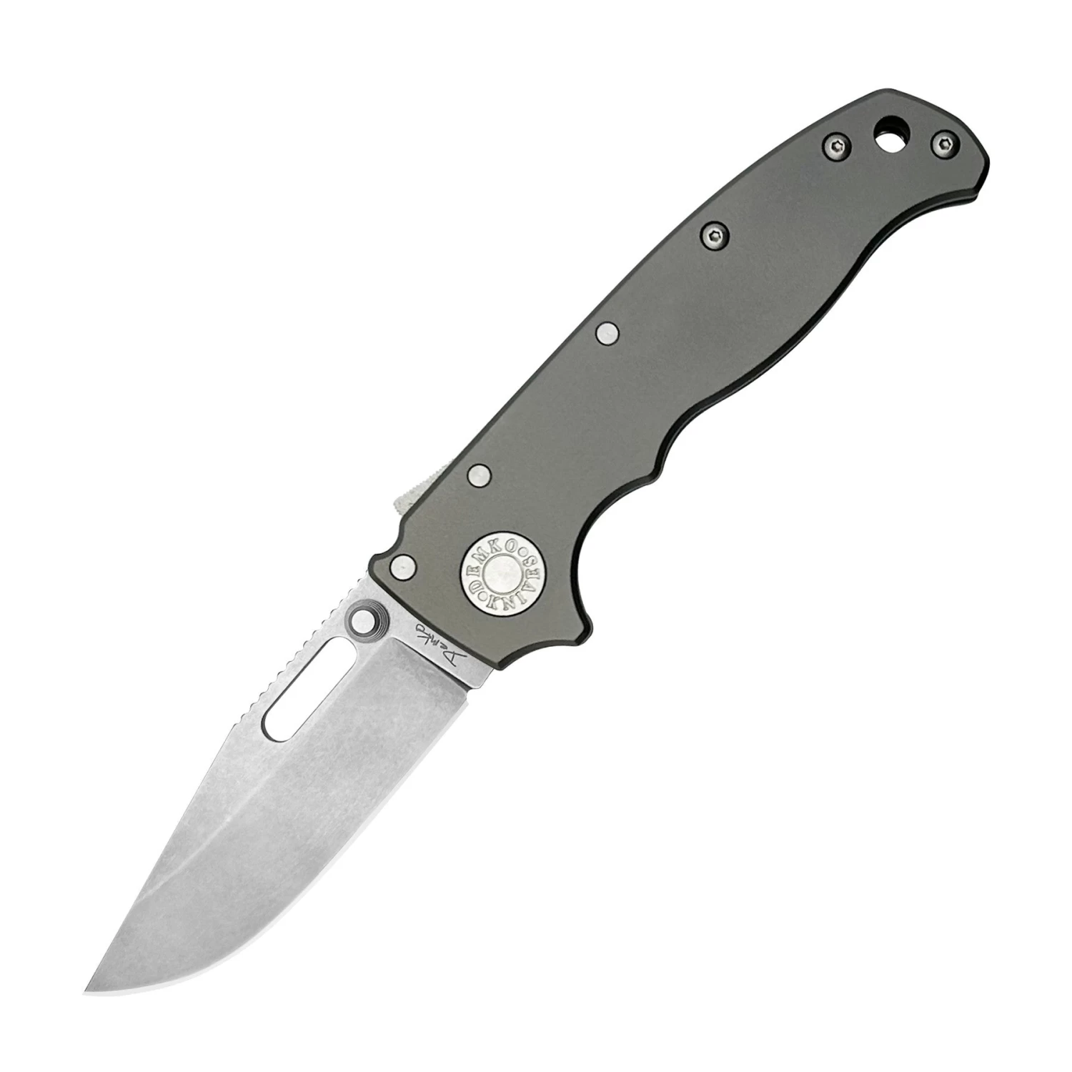 AD20.5 Titanium Clip Point Knife 3 AD20.5 Titanium Clip Point Knife - Image 3