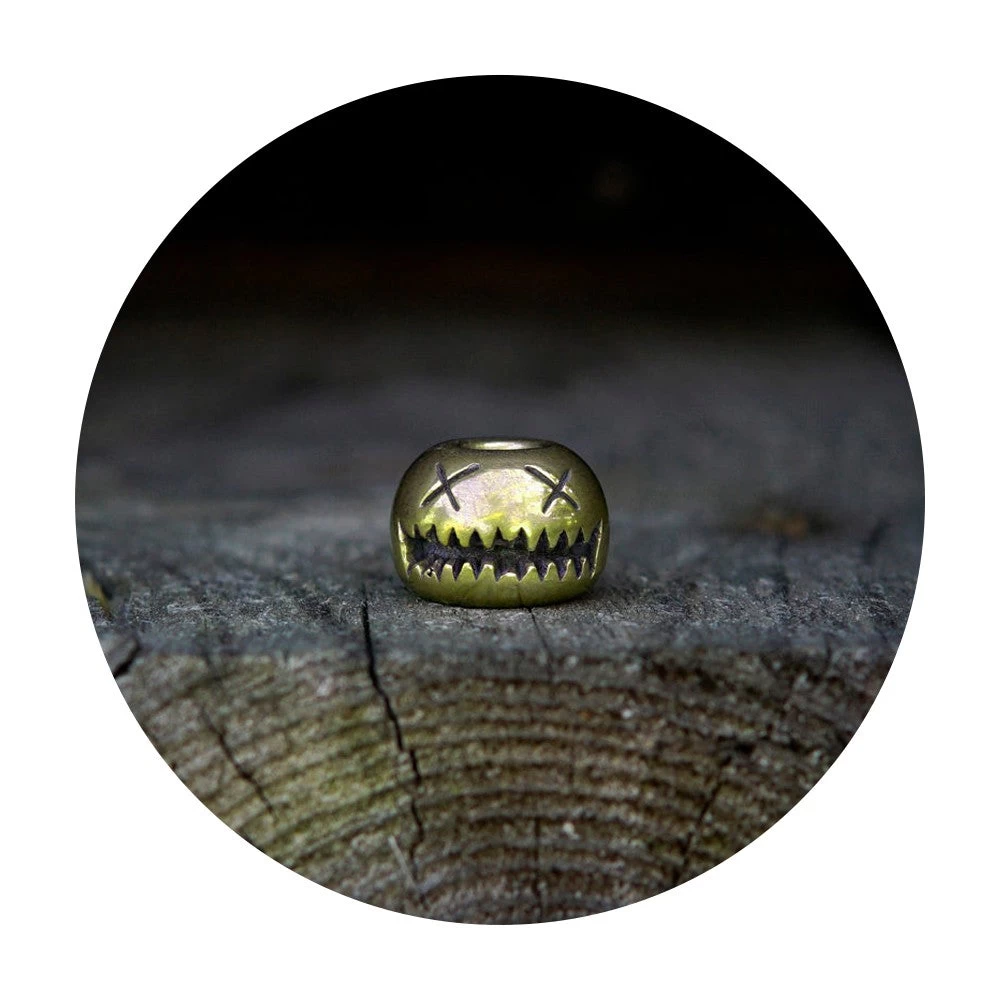 Smiley Bead Brass 2 Smiley Bead Brass - Image 2