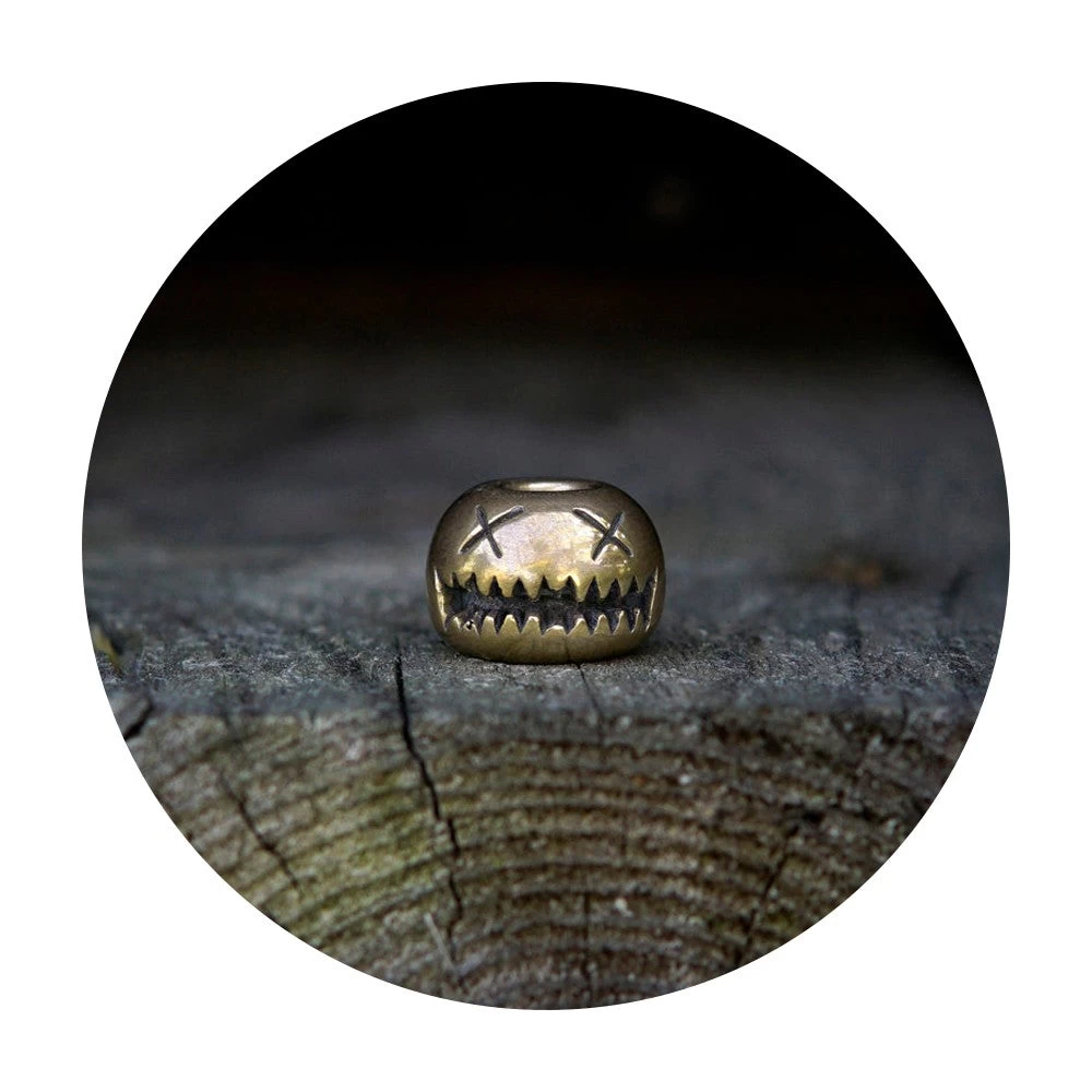 Smiley Bead Bronze 1 Smiley Bead Bronze