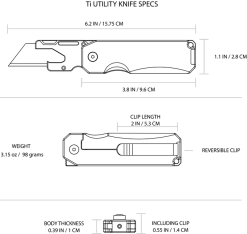 Ti Utility Knife 15 Ti Utility Knife -Outdoor Equip Store 45183