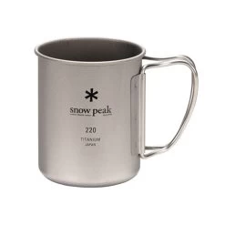 Snow Peak Titanium Single Wall Mug 220 Ml