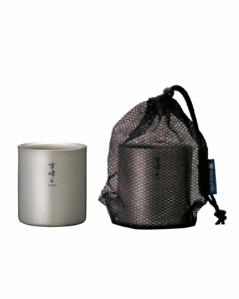 Snow Peak Titanium Double Wall H300 Mug 2 Snow Peak Titanium Double Wall H300 Mug - Image 2