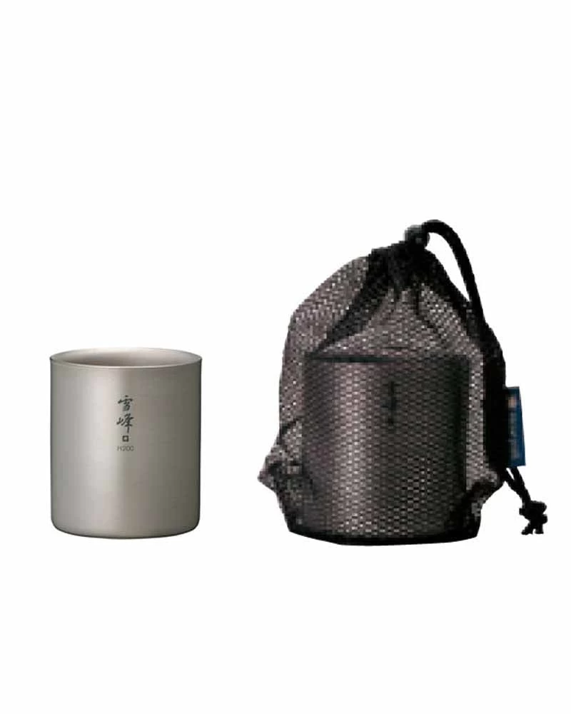 Snow Peak Titanium Double Wall H200 Mug 2 Snow Peak Titanium Double Wall H200 Mug - Image 2
