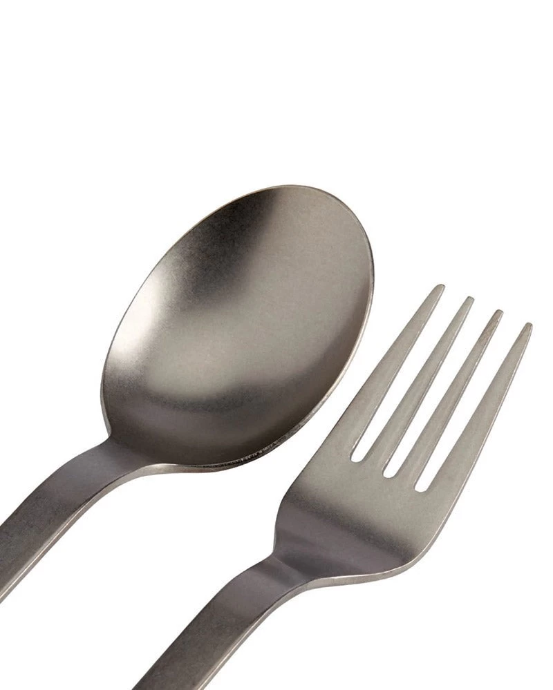 Snow Peak Titanium Fork & Spoon Set 3 Snow Peak Titanium Fork & Spoon Set - Image 3