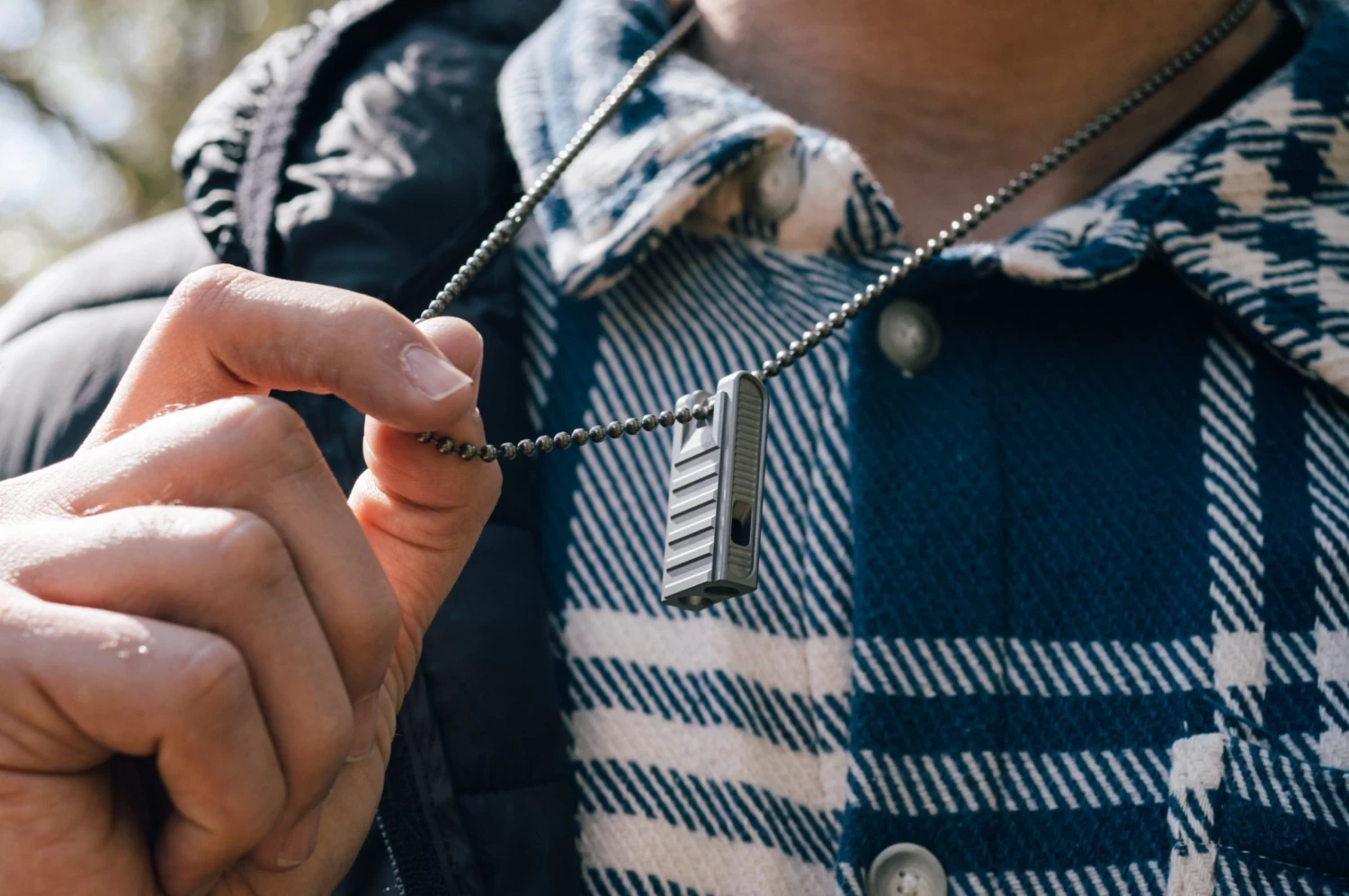 Abrams Titanium Whistle 11 Abrams Titanium Whistle - Image 11