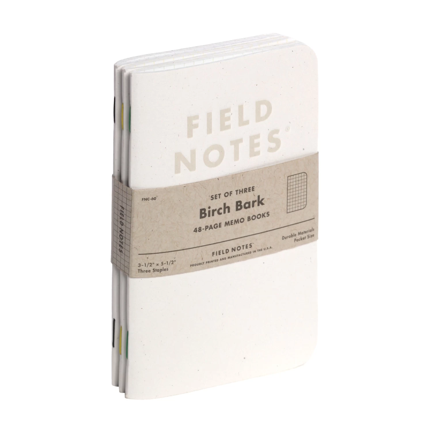Birch Bark 3-Pack Memo Book 2 Birch Bark 3-Pack Memo Book - Image 2