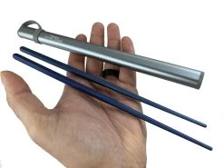 Blue Robusto Titanium Chopsticks Kit (Gen 6) 11 Blue Robusto Titanium Chopsticks Kit (Gen 6) -Outdoor Equip Store 49515