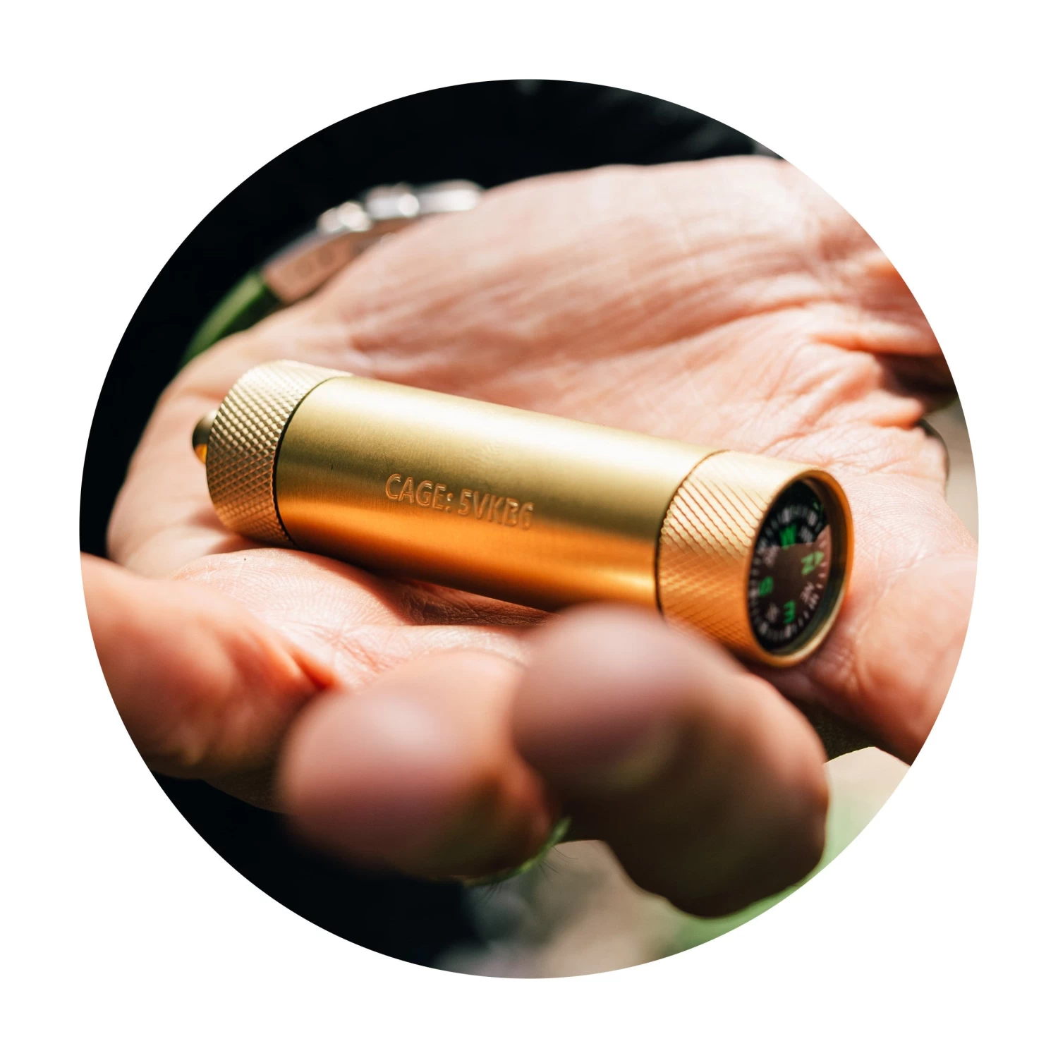 Brass Compass Capsule (Gen 2) 1 Brass Compass Capsule (Gen 2)