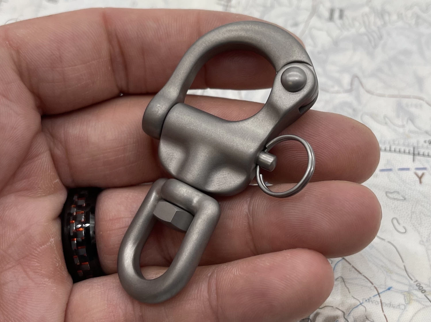 Titanium QR Snap Shackle 2 Titanium QR Snap Shackle - Image 2
