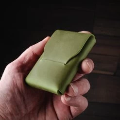 Slim Card Holder 30 Slim Card Holder -Outdoor Equip Store 5 Vegetable tanned leather slim cardholder wallet crazy horse 3