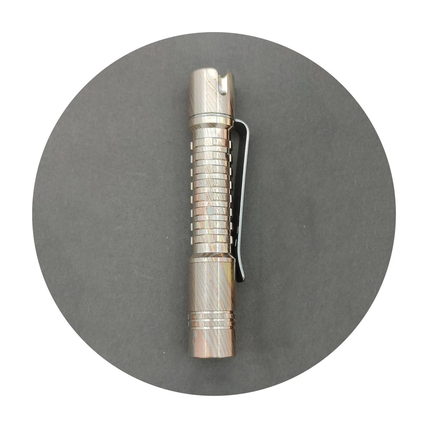 Pineapple Mini Mokume Flashlight 1 Pineapple Mini Mokume Flashlight