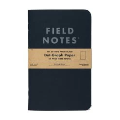 Pitch Black Large 2-Pack Note Book