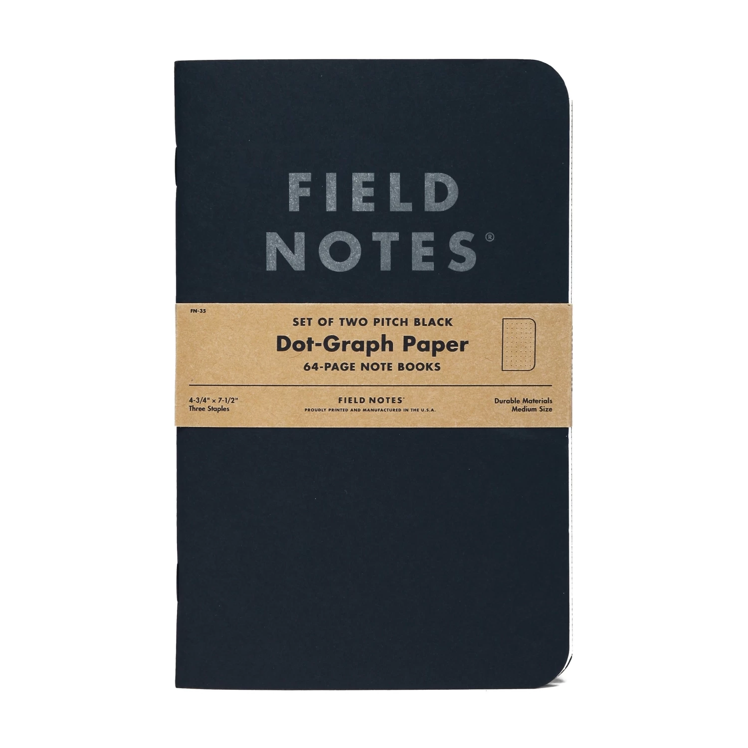 Pitch Black Large 2-Pack Note Book 1 Pitch Black Large 2-Pack Note Book