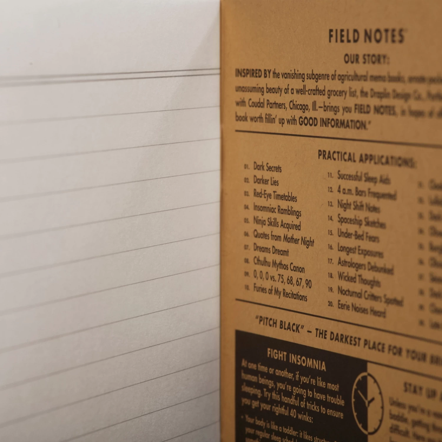 Pitch Black Large 2-Pack Note Book 6 Pitch Black Large 2-Pack Note Book - Image 6