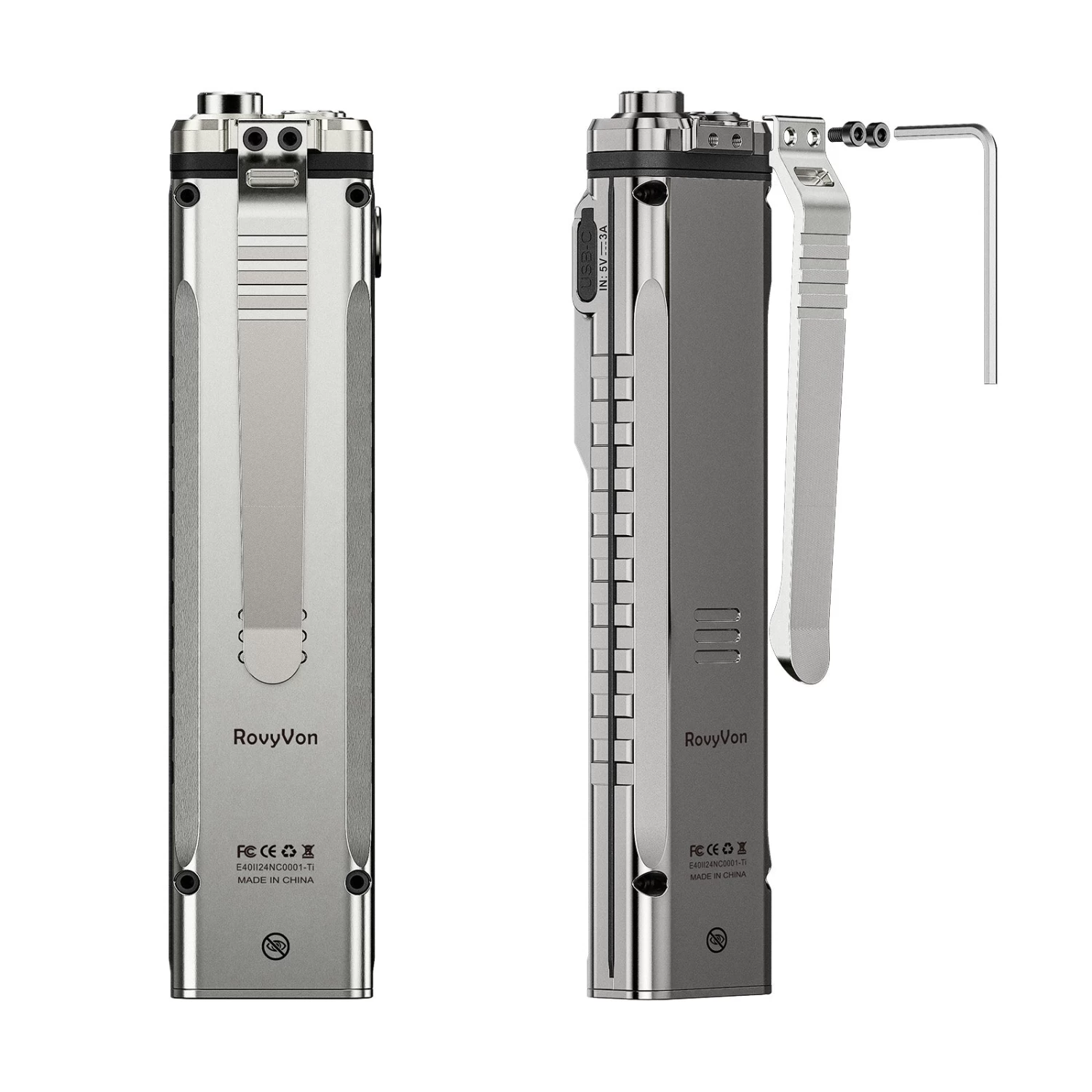 Angel Eyes E40 Titanium Flashlight 8 Angel Eyes E40 Titanium Flashlight - Image 8