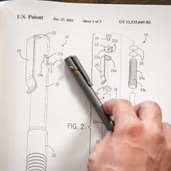 Base Line Bolt Action Titanium Pen 13 Base Line Bolt Action Titanium Pen -Outdoor Equip Store DS101144copy