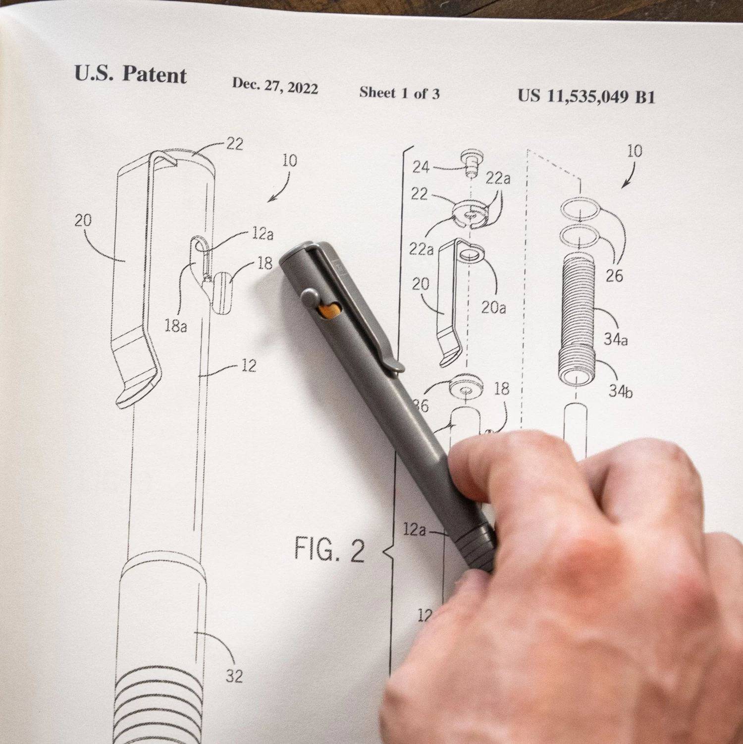 Base Line Bolt Action Titanium Pen 4 Base Line Bolt Action Titanium Pen - Image 4
