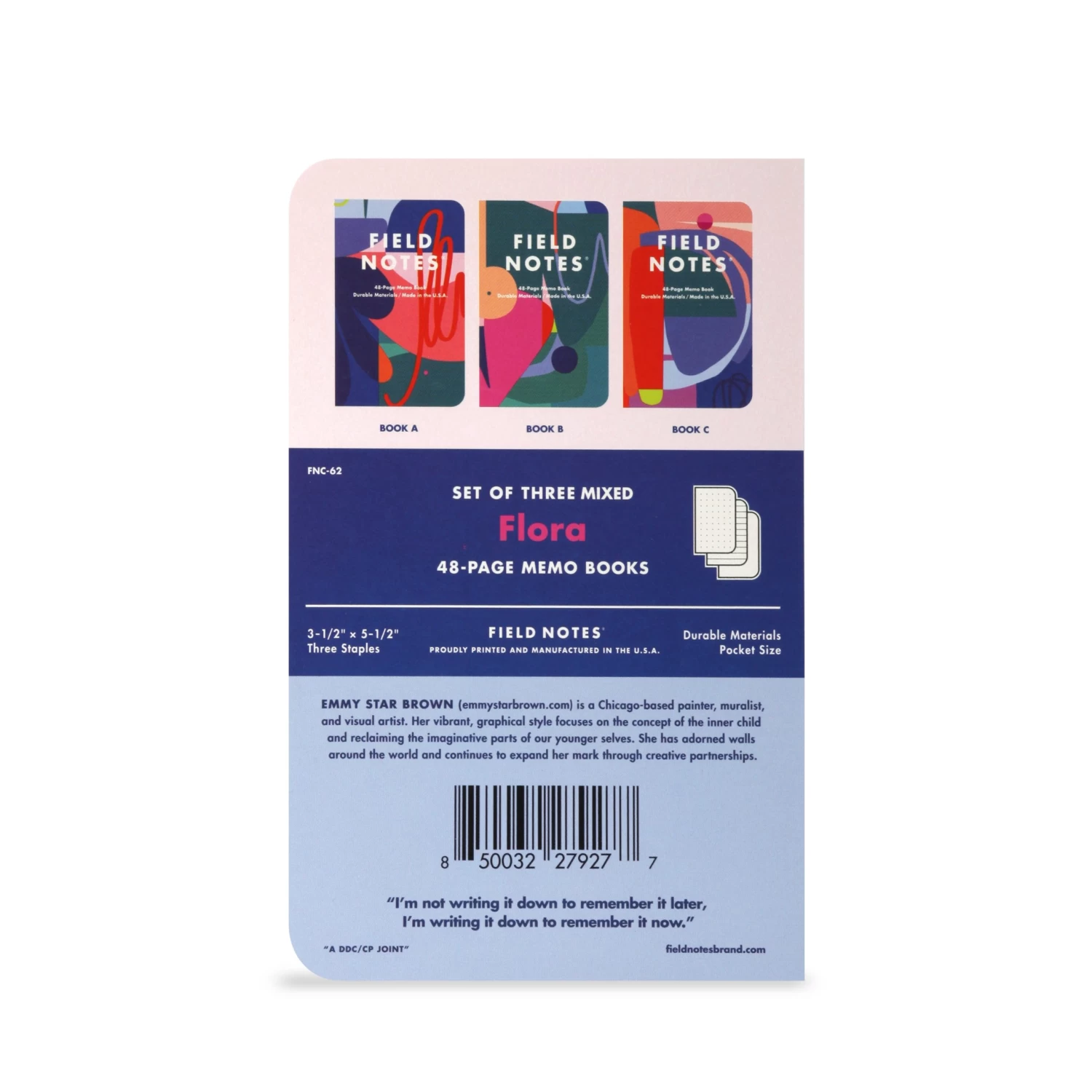 Flora 3-Pack Memo Book 8 Flora 3-Pack Memo Book - Image 8