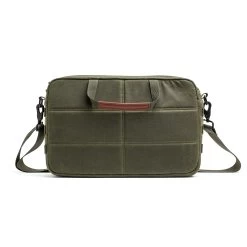 Shoulder Bag Waxed Canvas 38 Shoulder Bag Waxed Canvas -Outdoor Equip Store HeritageShoulderBag15L Olive Sku HB 41383