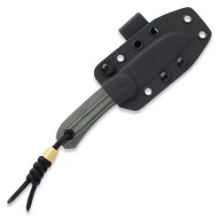 Lander 4 Fixed Blade Knife 12 Lander 4 Fixed Blade Knife -Outdoor Equip Store KNAFS 00432 Lander4FixedBladeKnife BlackSheep back in sheath