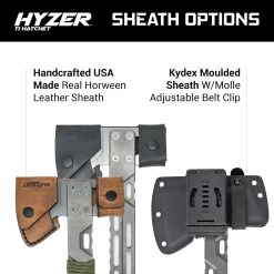 Hyzer Hatchet Full 26 Hyzer Hatchet Full -Outdoor Equip Store Optional Sheath Options hyzer hatchet min 573ba9b5 3452 4e93 8413 ee5f6fc8bce5