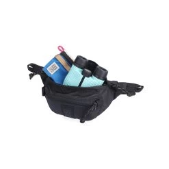 Topo Designs Mountain Waist Pack -Outdoor Equip Store S23 Unisex MountainWaistPack BlackBlack 941302001000 Detail 1