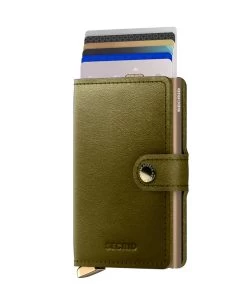 Secrid Premium Miniwallet Dusk 36 Secrid Premium Miniwallet Dusk -Outdoor Equip Store Secrid Premium Miniwallet Dusk Olive Front Cards