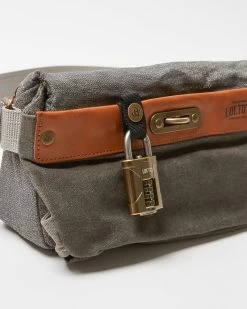 Sling Bag 28 Sling Bag -Outdoor Equip Store Sling Bag Anti Theft RFID Grey Brass Locking 2