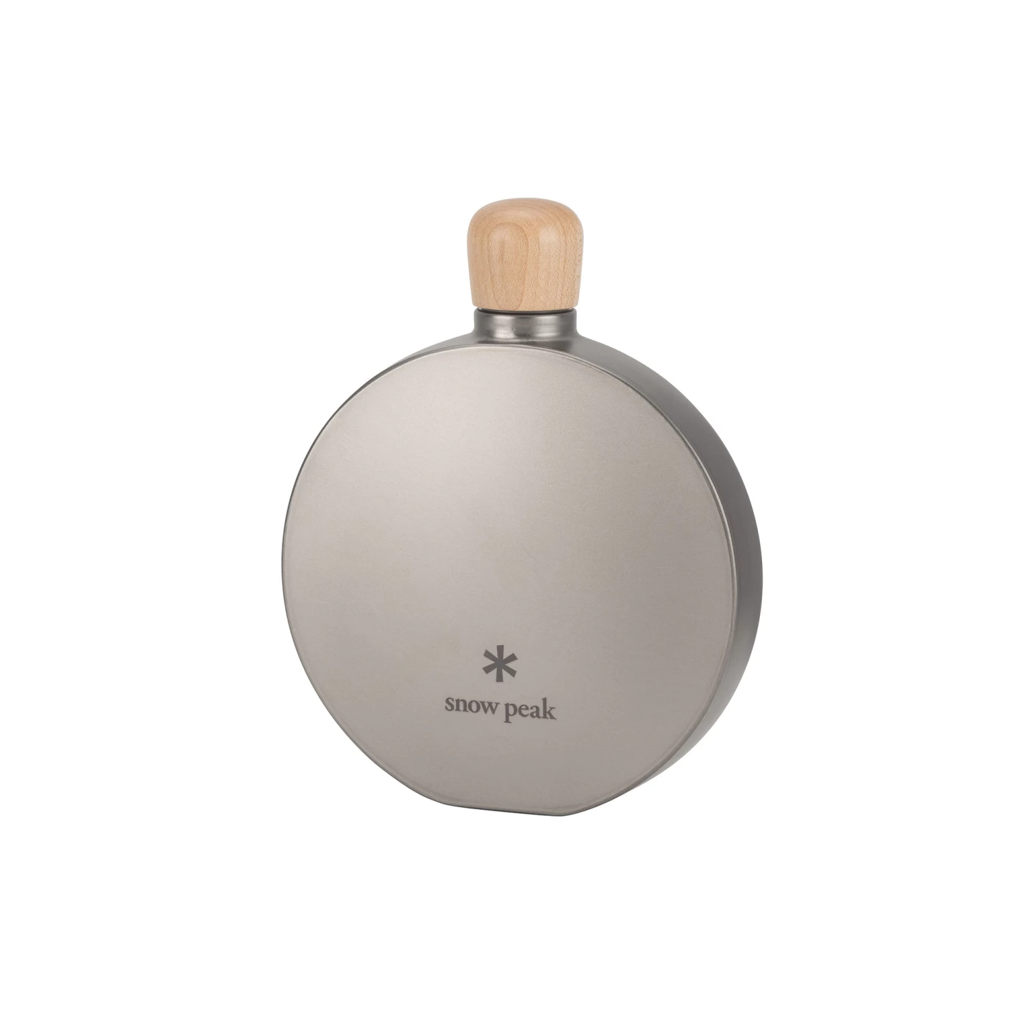 Snow Peak Titanium Round Flask 2 Snow Peak Titanium Round Flask - Image 2