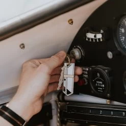 Sideslip Titanium Utility Knife -Outdoor Equip Store aerocrafted sideslip edc pocket knife key ring