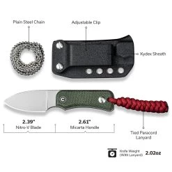 Baby Banter Fixed Blade Knife 28 Baby Banter Fixed Blade Knife -Outdoor Equip Store civivi baby banter fixed blade knife green canvas micarta handle 239 stonewashed nitro v blade c23045 2 with 1pc red lanyard plain bead chain black kydex sheath 976598