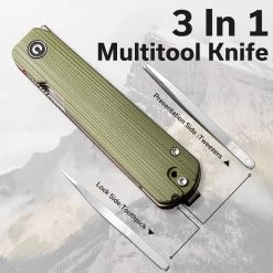 Sendy Knife -Outdoor Equip Store civivi sendy flipper knife milled greenred g10 handle 283 satin finished nitro v blade c21004b 1 includes 1pc steel tweezers presentation side toothpick lock si 707214