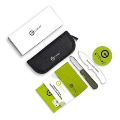 Sendy Knife -Outdoor Equip Store civivi sendy flipper knife milled greenred g10 handle 283 satin finished nitro v blade c21004b 1 includes 1pc steel tweezers toothpick in the handle 219137