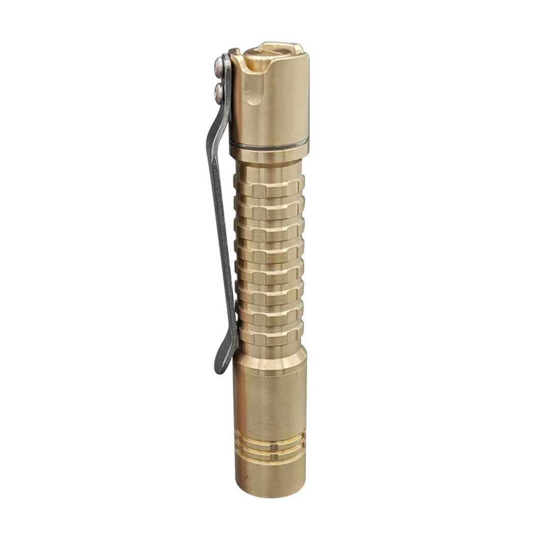 Pineapple Mini MKII Brass Flashlight 1 Pineapple Mini MKII Brass Flashlight
