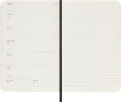 Moleskine Weekly Notebook Pocket 2025 Calendar 13 Moleskine Weekly Notebook Pocket 2025 Calendar -Outdoor Equip Store gtin 8056999270384 03